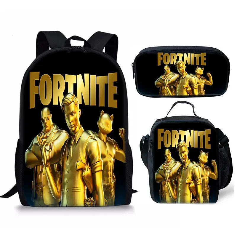 Fortnite mochila, estojo e lancheira set