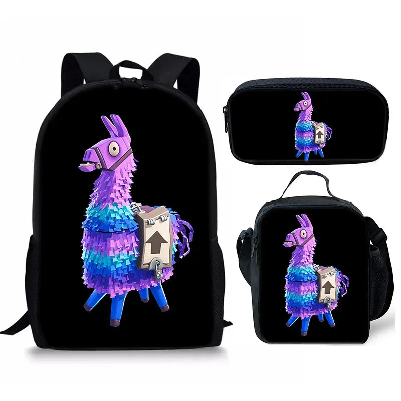 Fortnite mochila, estojo e lancheira set