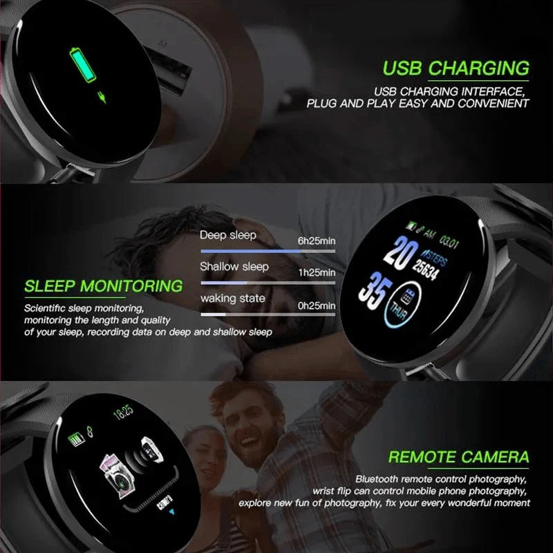 D18 Smart Bracelet 2024