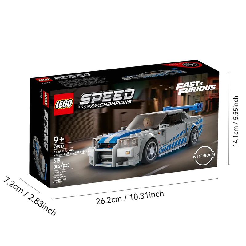 LEGO Lego-skyline nissan  gt-r (r34), +Velozes & + Furiosos