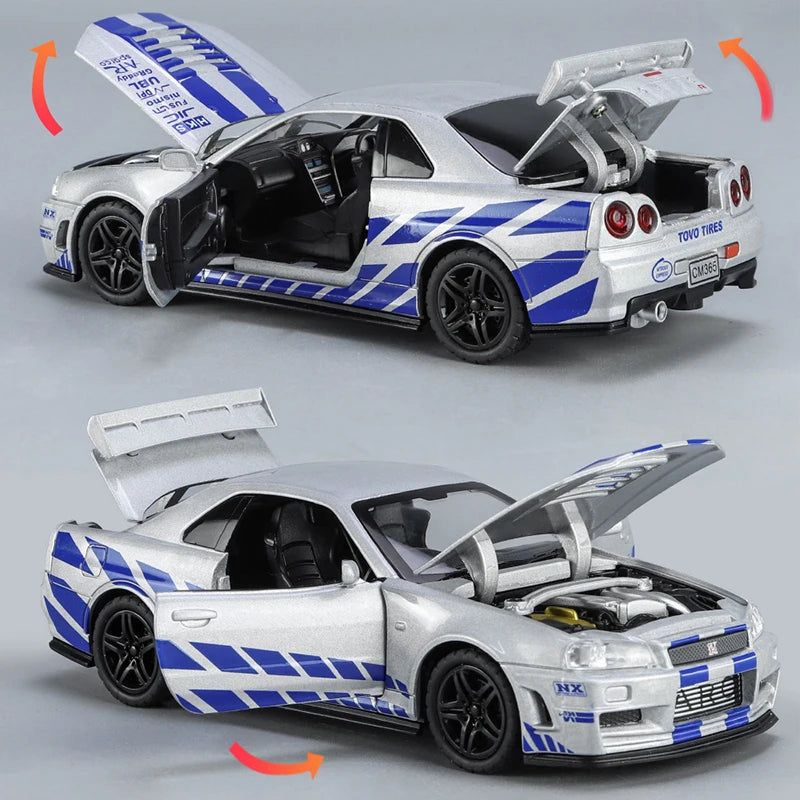 1:32 GTR R34 SKYLINE Velozes E Furiosos - Skyline Brian