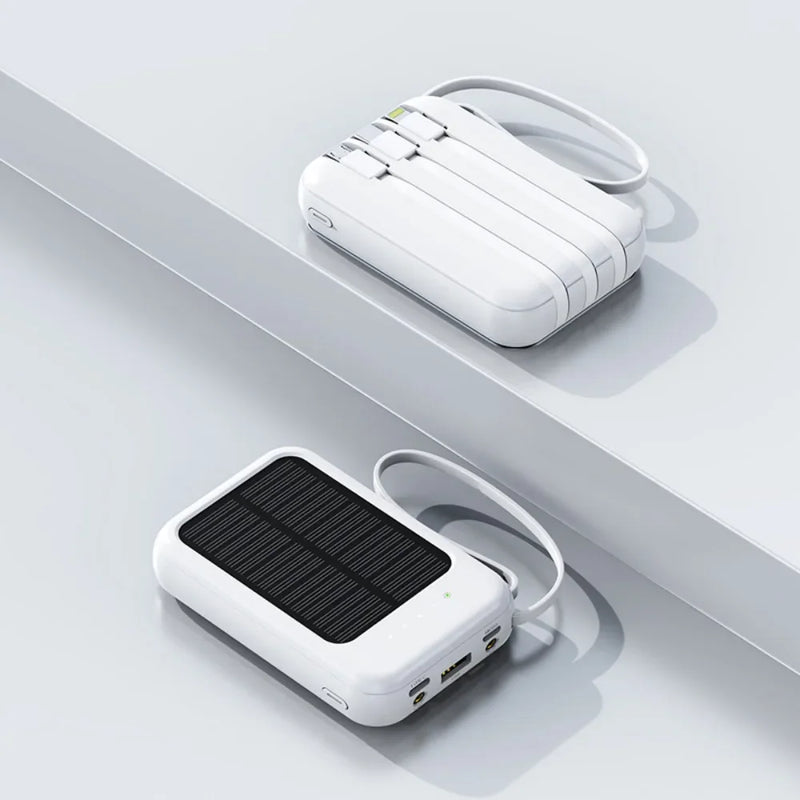 Powerbank Solar 10000mAh – Carregamento Rápido e Potência para Aventura