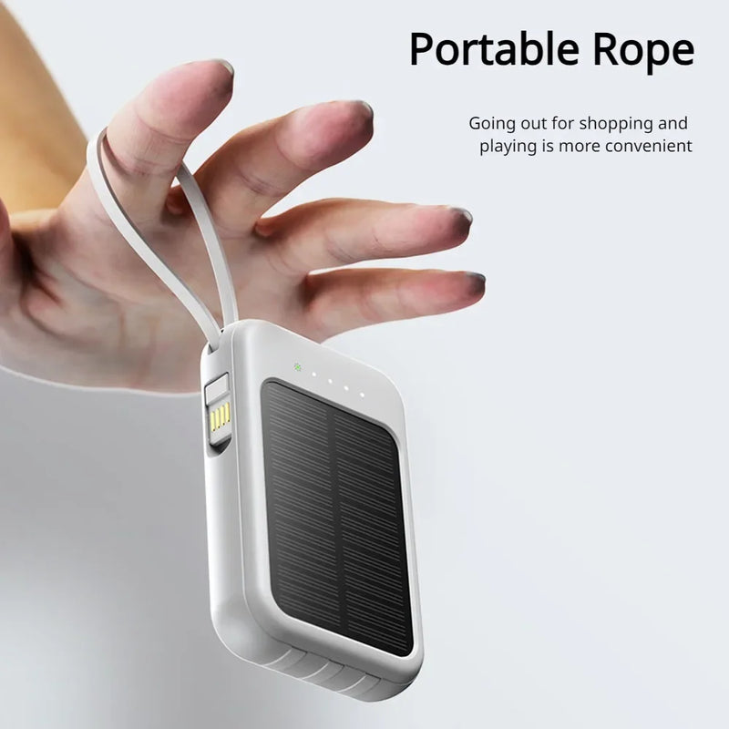 Powerbank Solar 10000mAh – Carregamento Rápido e Potência para Aventura