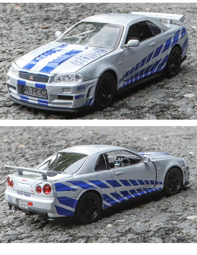 1:32 GTR R34 SKYLINE Velozes E Furiosos - Skyline Brian