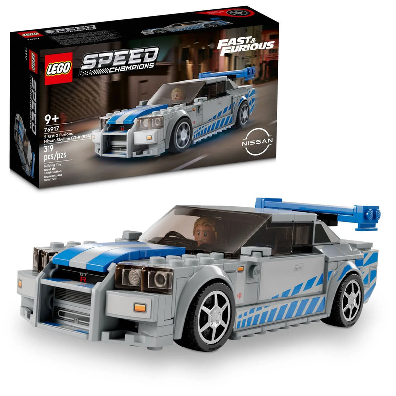 LEGO Lego-skyline nissan  gt-r (r34), +Velozes & + Furiosos