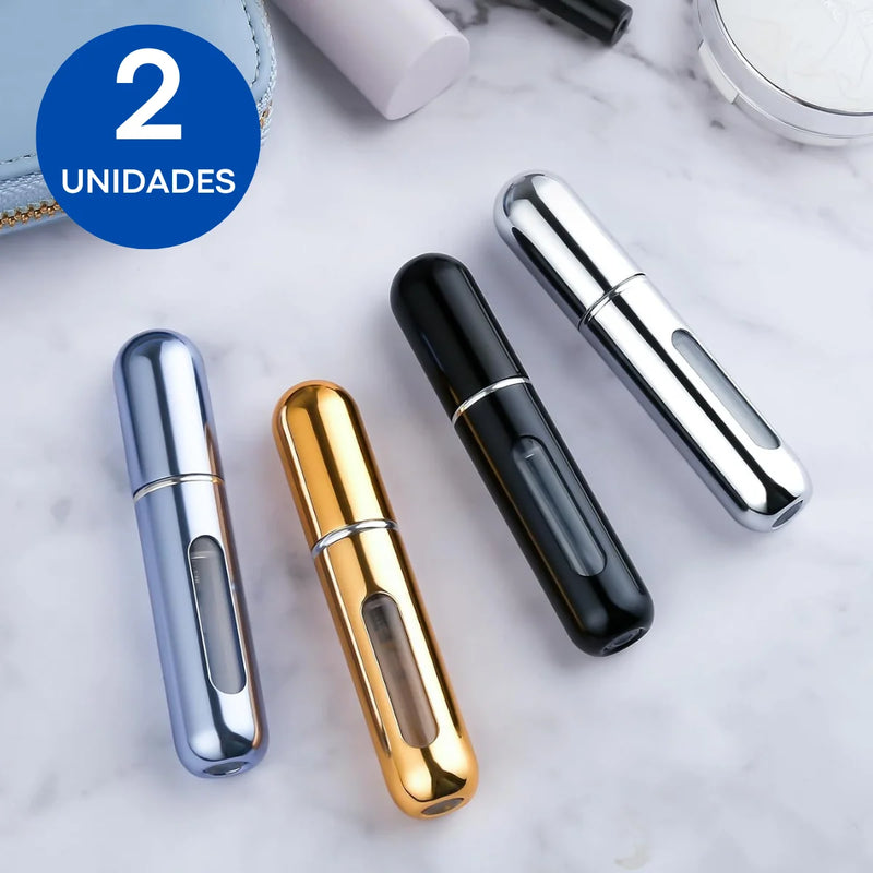 Frasco de Perfume Mini Spray Portátil 5ml - 2 Unidades Recarregáveis