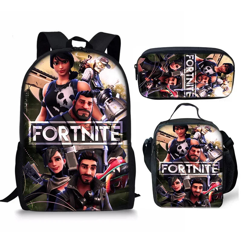 Fortnite mochila, estojo e lancheira set